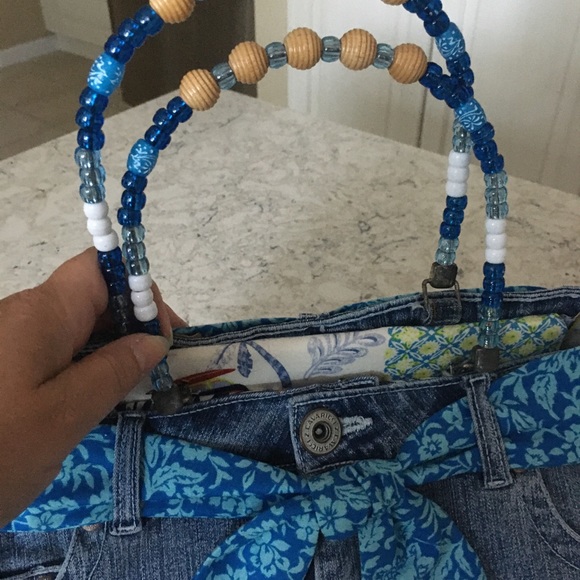 🌻 Blue Jean style bag - Picture 7 of 8